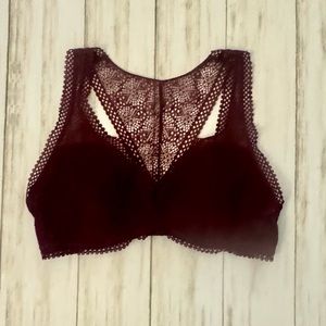 Victoria’s Secret Bralette color maroon